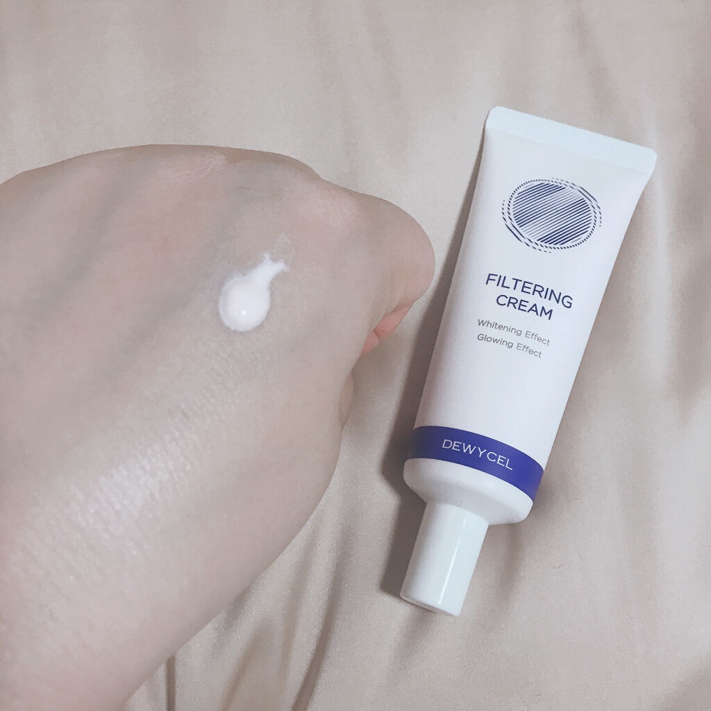 フィルタリングクリーム/DEWYCEL/日焼け止めクリームを使ったクチコミ（1枚目）