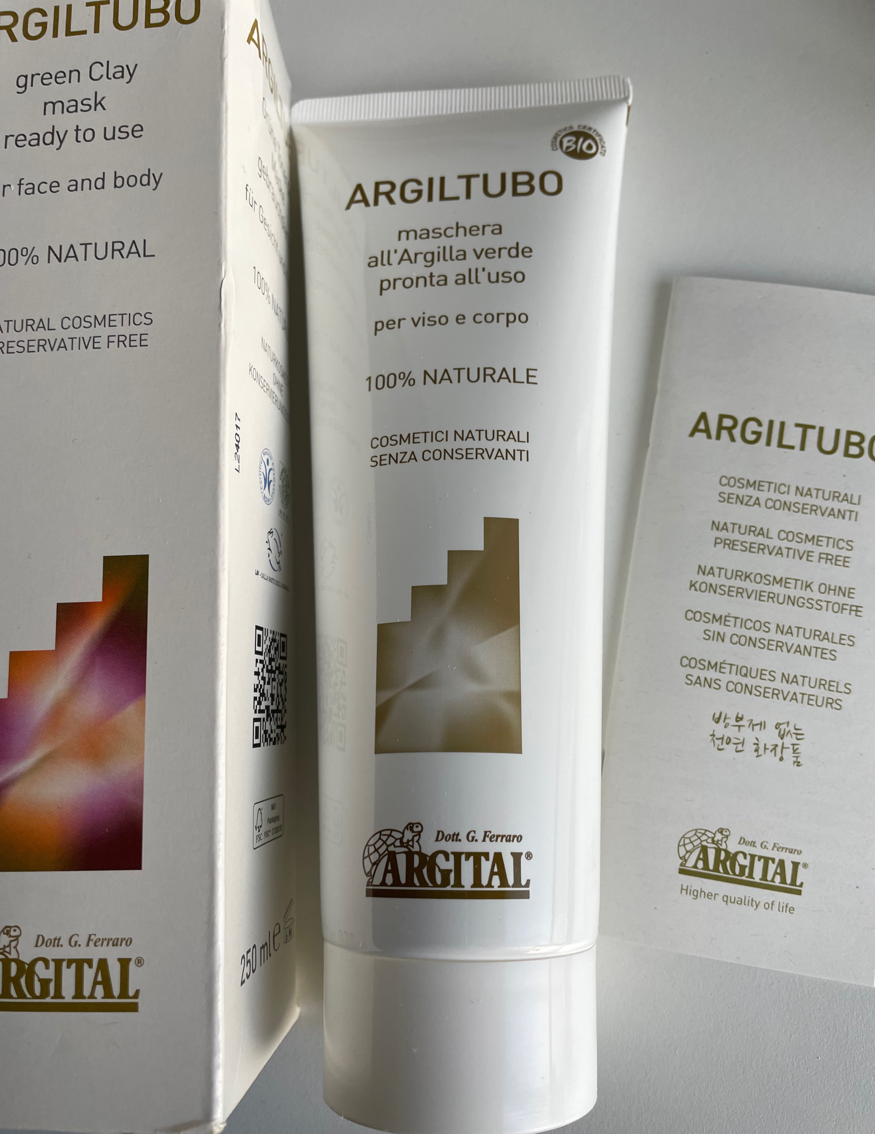 グリーンクレイペースト/ARGITAL/洗い流すパック・マスクを使ったクチコミ（1枚目）