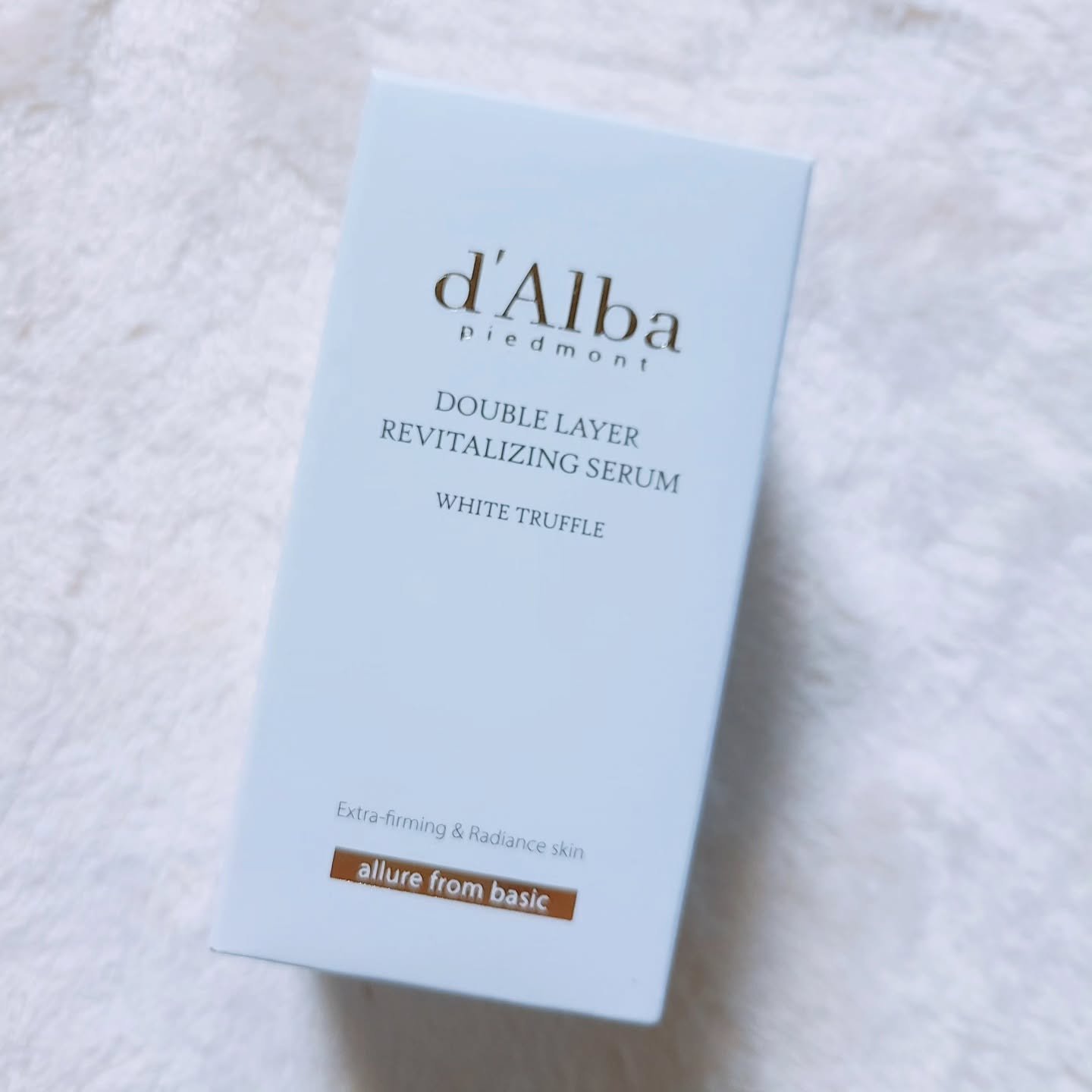 ホワイトトリュフダブルレイヤーリバイタライジングセラム/ダルバ/美容液を使ったクチコミ（2枚目）