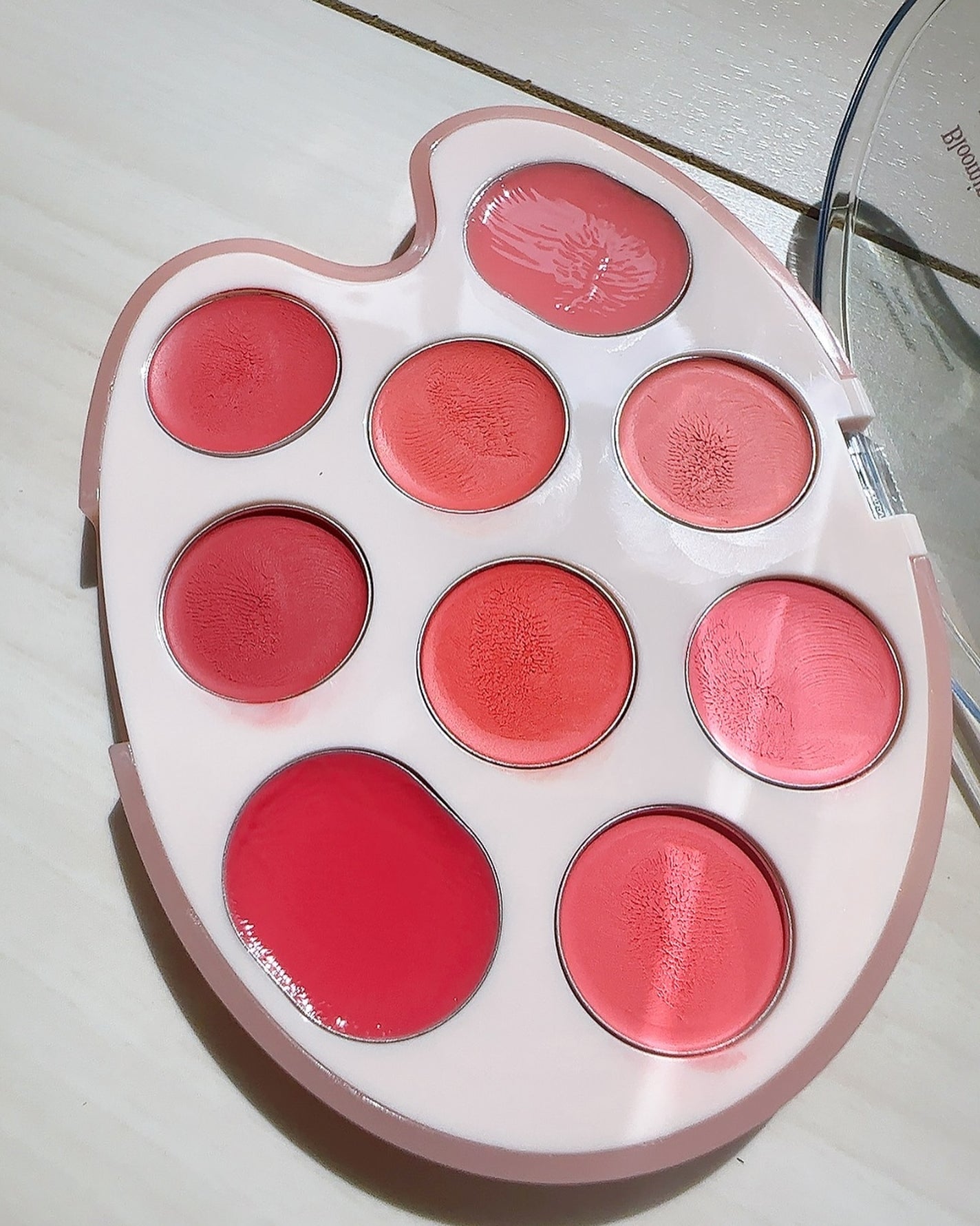 ムードペインティングリップアンドチークパレット/dasique/マルチパレットを使ったクチコミ(7枚目)