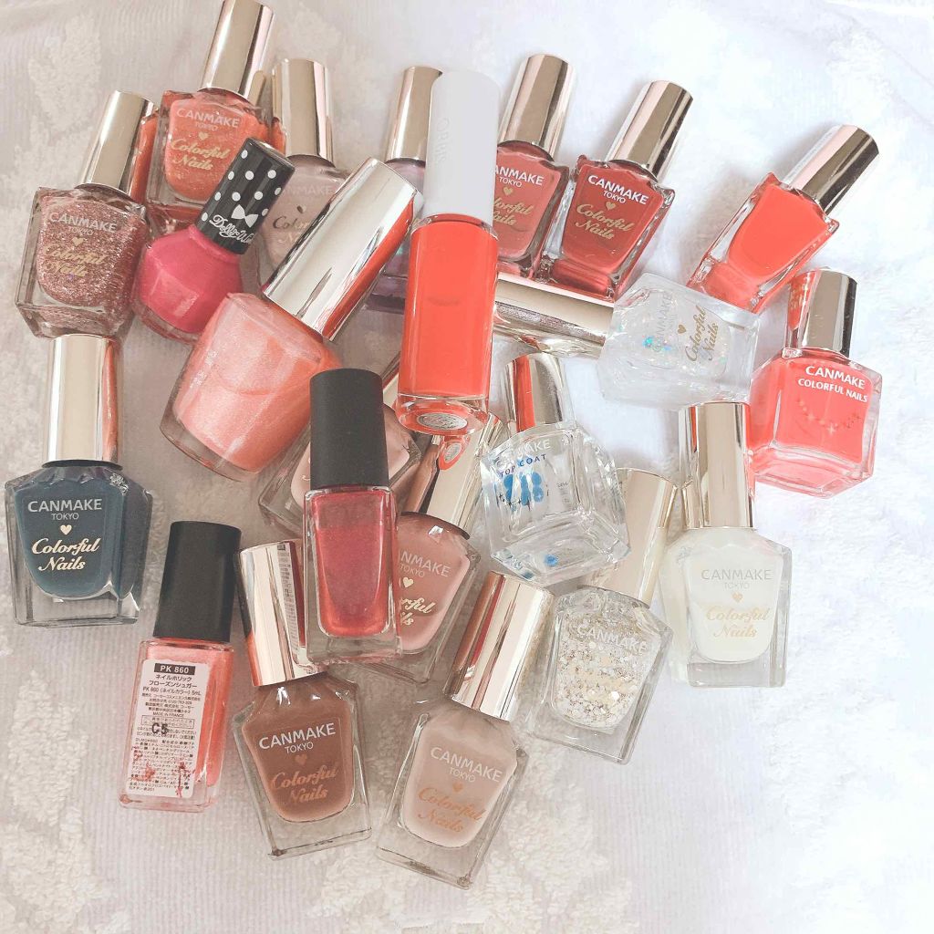 カラフルネイルズ/キャンメイク/マニキュアを使ったクチコミ(2枚目)