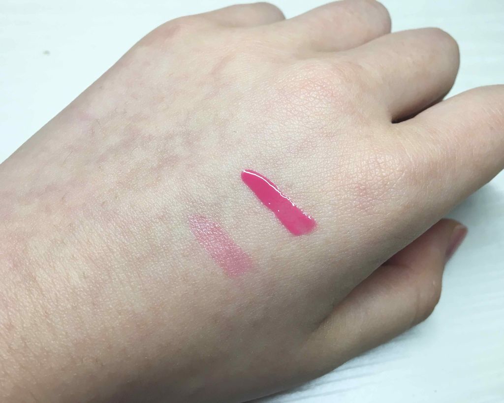 フォーエヴァージューシー オイルルージュ ティント 06 sweet cranberry/JILL STUART/リップティントを使ったクチコミ（2枚目）