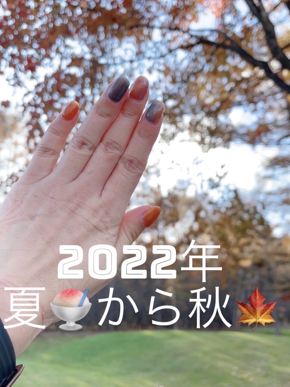 セミキュアジェルネイル（ハンド）/ohora/ネイルシールを使ったクチコミ（1枚目）