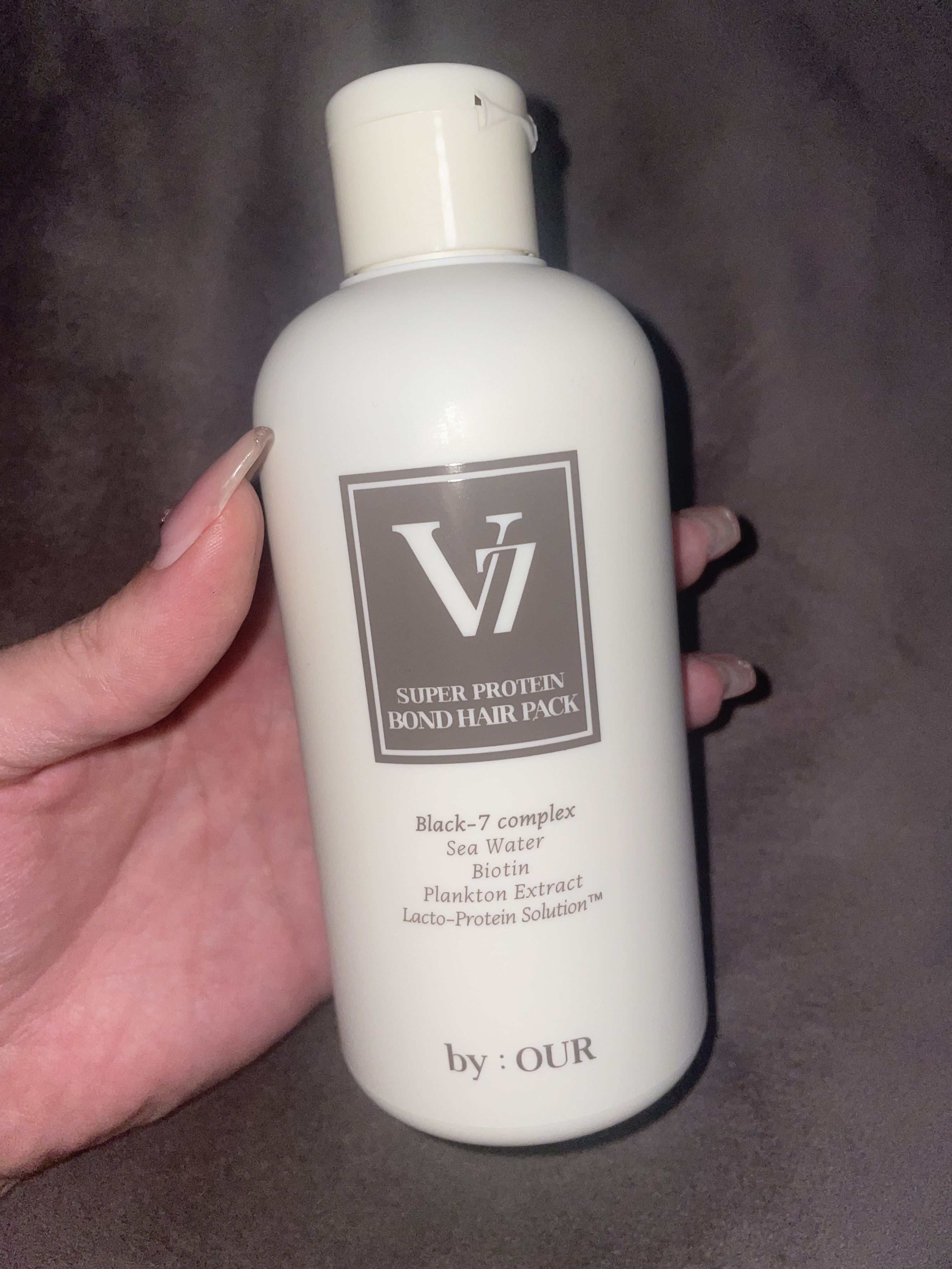 V7 スーパープロテイン ボンドヘアパック/by : OUR/ヘアマスク・ヘアパックを使ったクチコミ（1枚目）