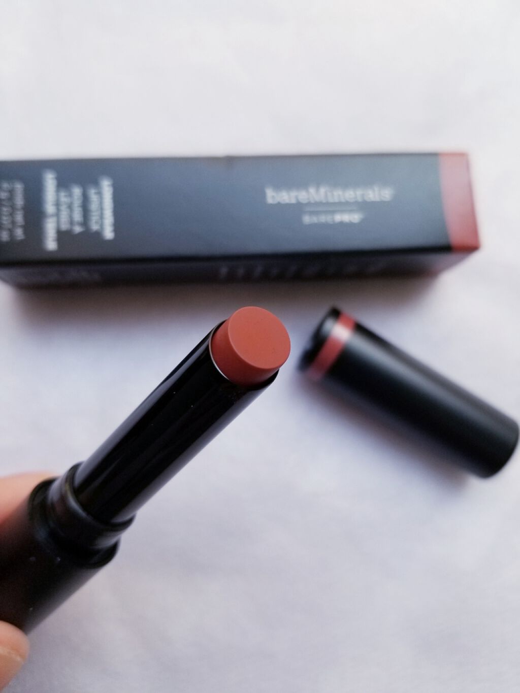 ベアプロ ロングウェア リップスティック/bareMinerals/口紅を使ったクチコミ(2枚目)