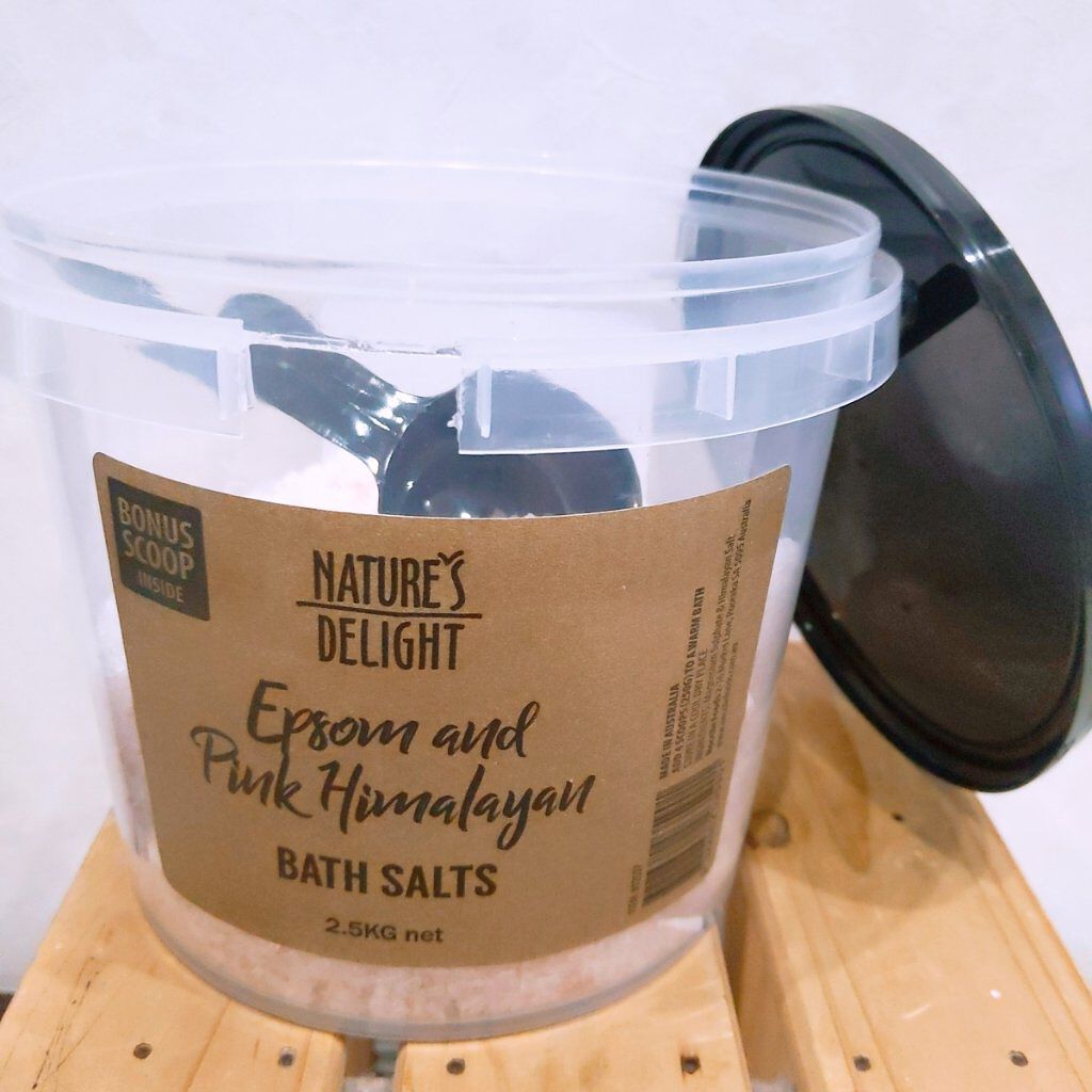 Epsom & Pink Himalayan Bath Salt/Natures Delight/無機塩系入浴剤を使ったクチコミ（1枚目）