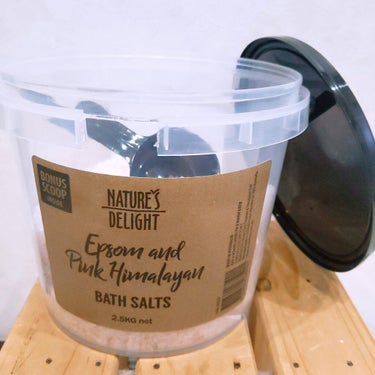 Epsom & Pink Himalayan Bath Salt/Natures Delight/入浴剤を使ったクチコミ（1枚目）