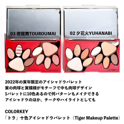 トラ十色アイシャドウパレット/COLORKEY/アイシャドウパレットを使ったクチコミ(8枚目)