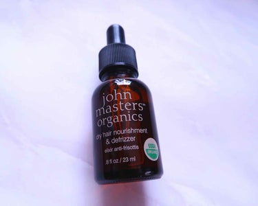 john masters organics ドライヘアナリッシュメント＆デフリザーのクチコミ「乾燥や痛みでパサついた時に髪の毛をツヤツヤにしたくてジョンマスターのオーガニックオイルを使用し.....」（1枚目）