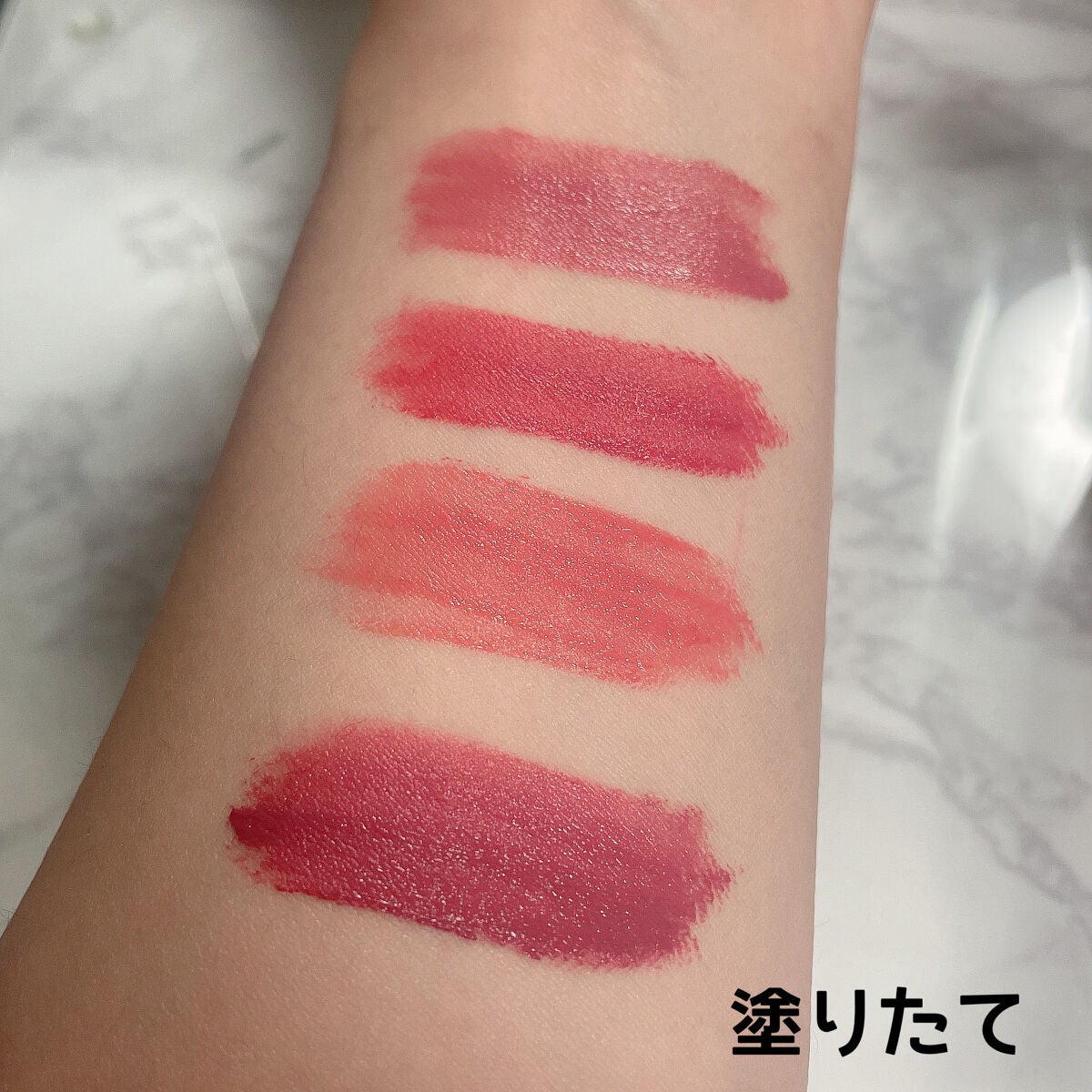 フィーティントスエード/fwee/リップティントを使ったクチコミ(4枚目)