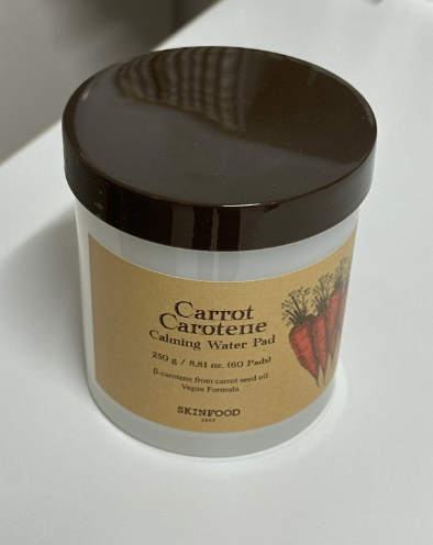 キャロットカロテン カーミングウォーターパッド/SKINFOOD/トナーパッドを使ったクチコミ（1枚目）