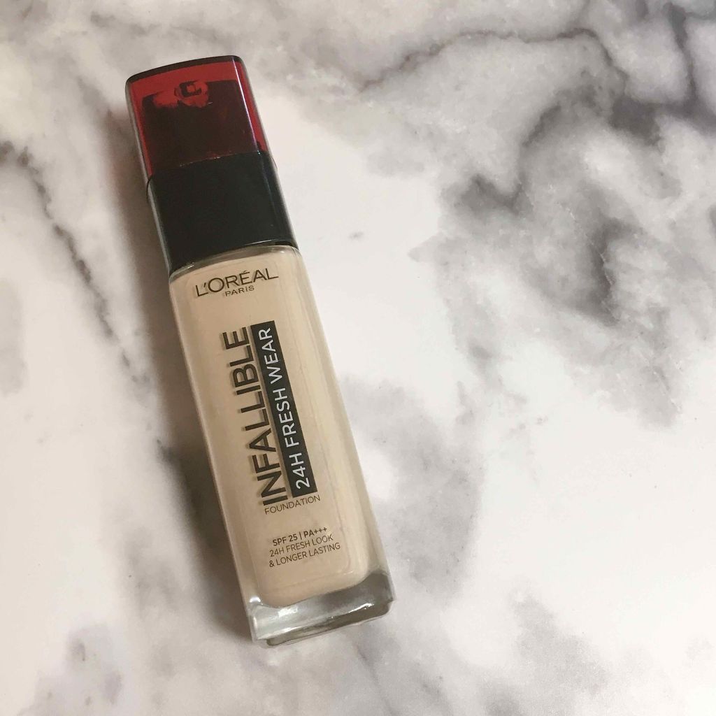 インファリブル フレッシュウェア ファンデーション/ロレアル パリ/リキッドファンデーションを使ったクチコミ（1枚目）