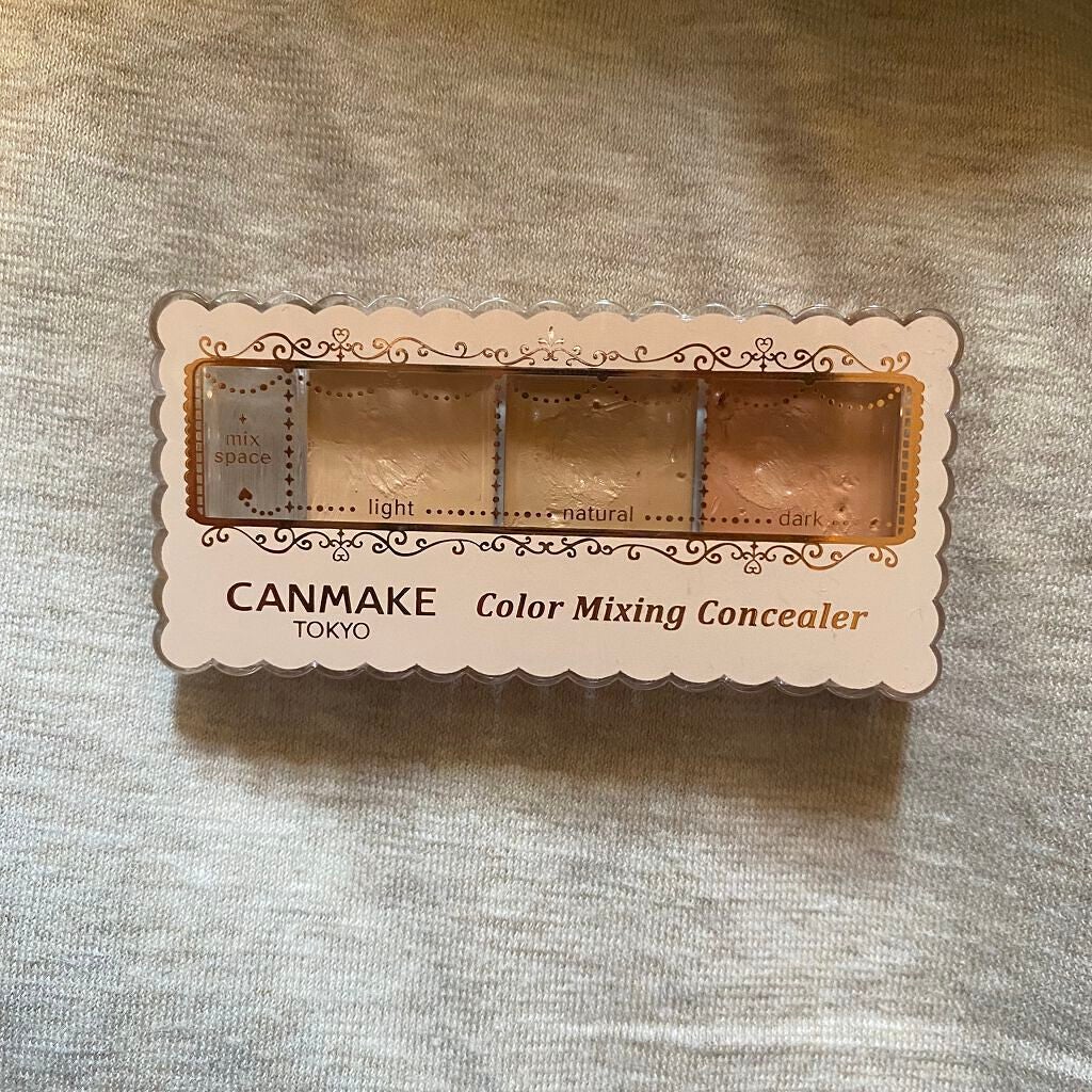 カラーミキシングコンシーラー/キャンメイク/パレットコンシーラーを使ったクチコミ(1枚目)