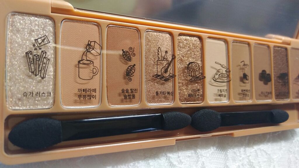 プレイカラー アイシャドウ/ETUDE/アイシャドウパレットを使ったクチコミ（2枚目）