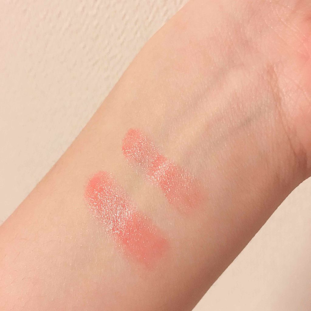 ラスティンググロスリップ/CEZANNE/口紅を使ったクチコミ（2枚目）