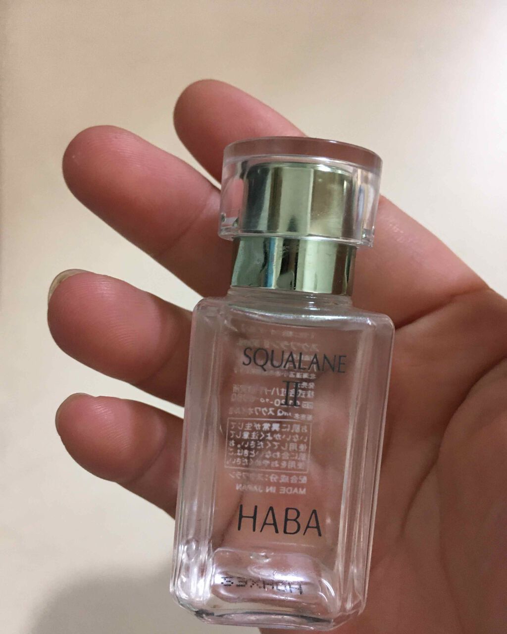 高品位「スクワラン」II/HABA/フェイスオイルを使ったクチコミ(1枚目)