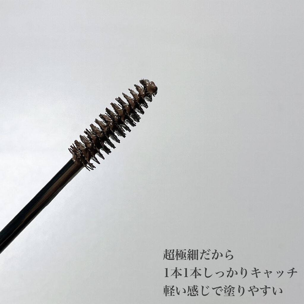 カラーリングアイブロウ マイクロ/ヘビーローテーション/眉マスカラを使ったクチコミ(4枚目)