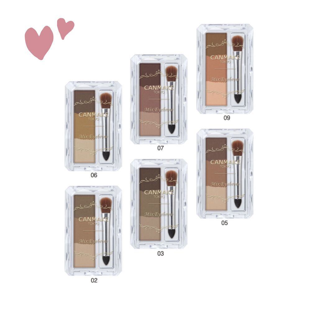 ミックスアイブロウ/キャンメイク/パウダーアイブロウを使ったクチコミ（1枚目）