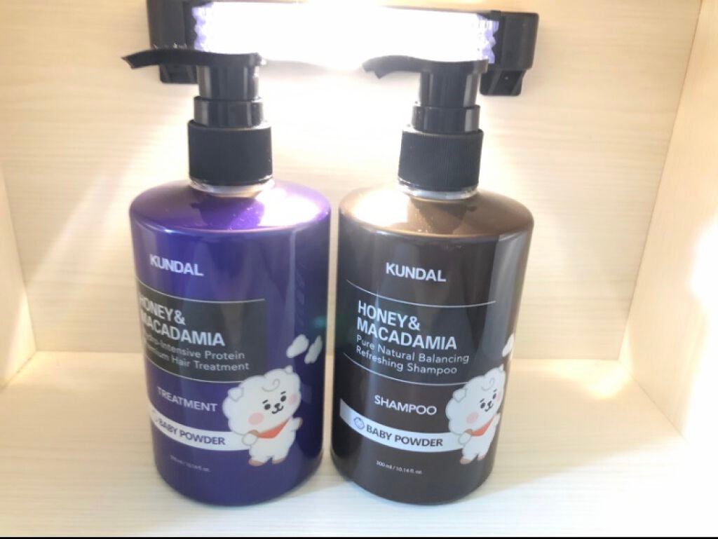 ハニー&マカデミアシャンプー/トリートメント /KUNDAL/シャンプー・コンディショナーを使ったクチコミ(2枚目)