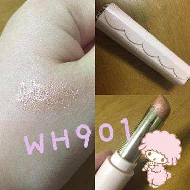 


エチュードハウスの
ディアマイエナメルリップトークの
WH901です💄
写真では分かりにくいの残念なんですけど
これかなりかわいいんです（笑）
トップコートなので
ほかのリップと重ねて使うと
かわ