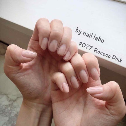by Nail Labo カラージェルのクチコミ「Self Nail💅
.
ネイルオフしてからジェルネイルに初挑戦ت✌︎
時間かかったけど頑.....」(2枚目)