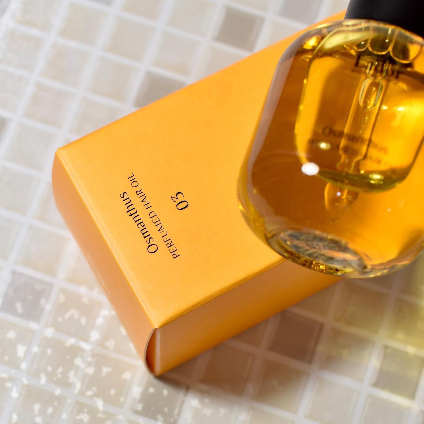 パフュームヘアオイル オスマンサス/La'dor/ヘアオイルを使ったクチコミ(3枚目)