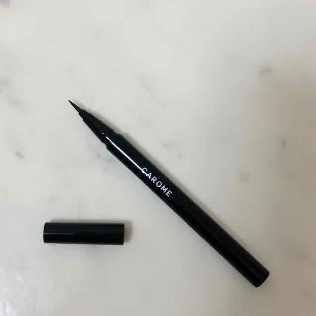 ウォータープルーフ リキッドアイライナー/CAROME./リキッドアイライナーを使ったクチコミ（2枚目）