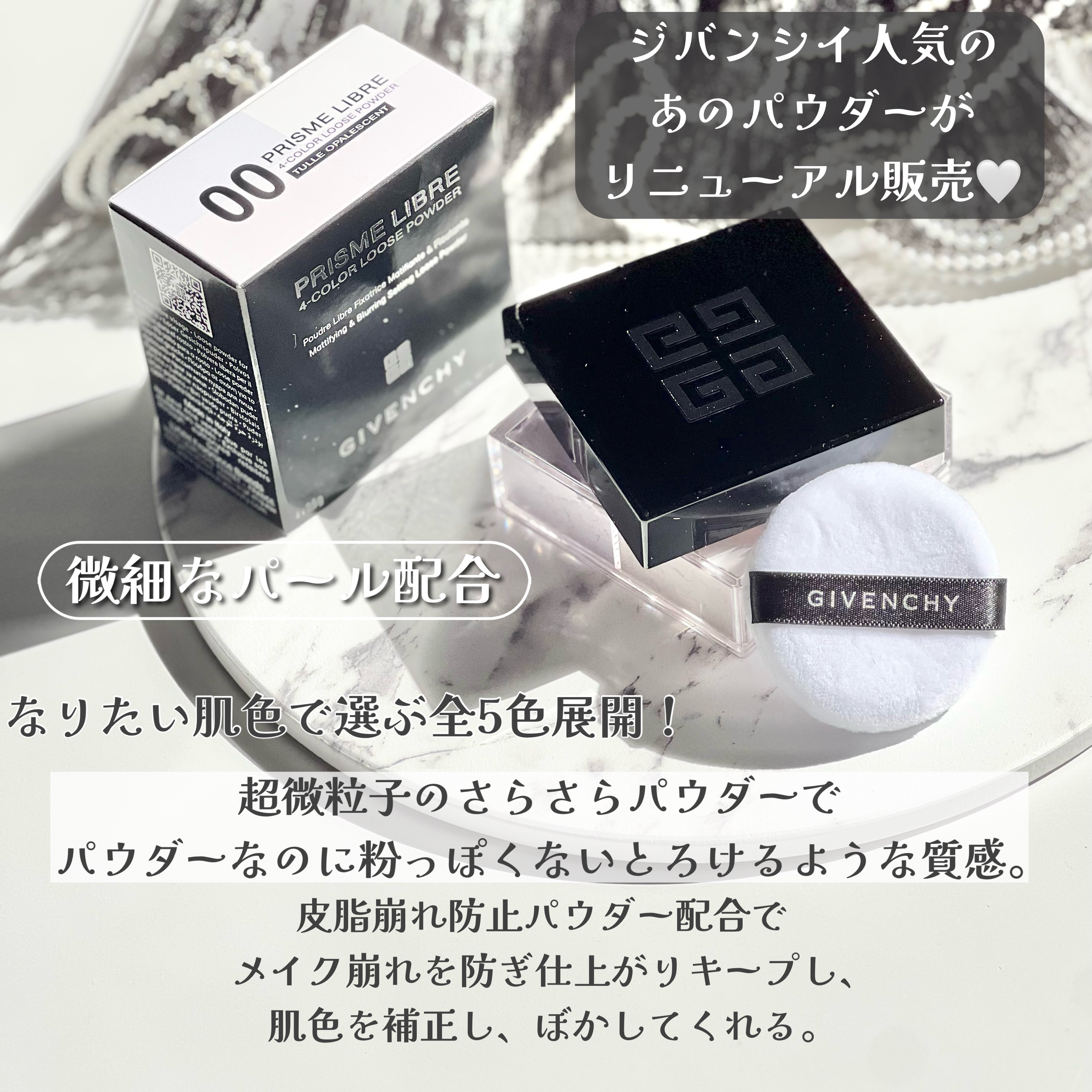 プリズム・リーブル/GIVENCHY/ルースパウダーを使ったクチコミ（2枚目）