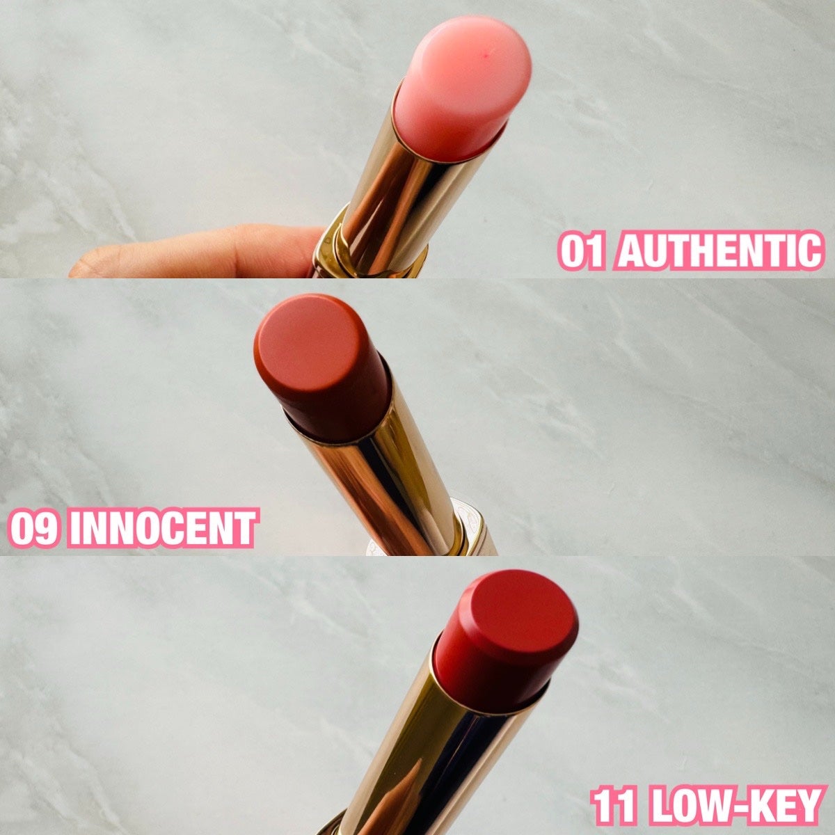 オーセンティック リップ バーム/athé/口紅を使ったクチコミ(3枚目)