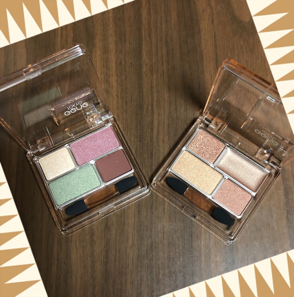 リラクシーアイシャドウ/GENE TOKYO/アイシャドウパレットを使ったクチコミ（2枚目）