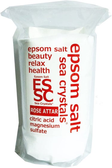 Epsom Salt Sea Crystals (エプソムソルト シークリスタルス) ローズオットーの香り sea crystals