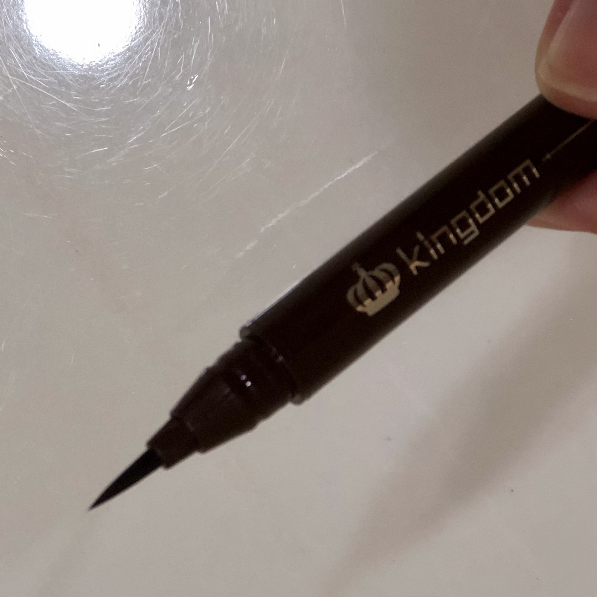 リキッドアイライナーWP		 ディープブラウン/キングダム/リキッドアイライナーを使ったクチコミ（2枚目）