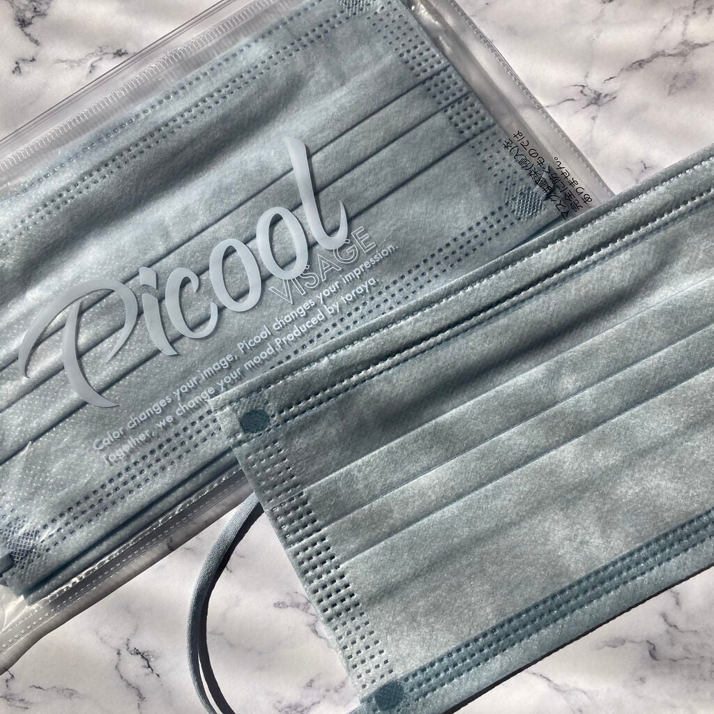 不織布 カラーマスク/Picool/マスクを使ったクチコミ(2枚目)