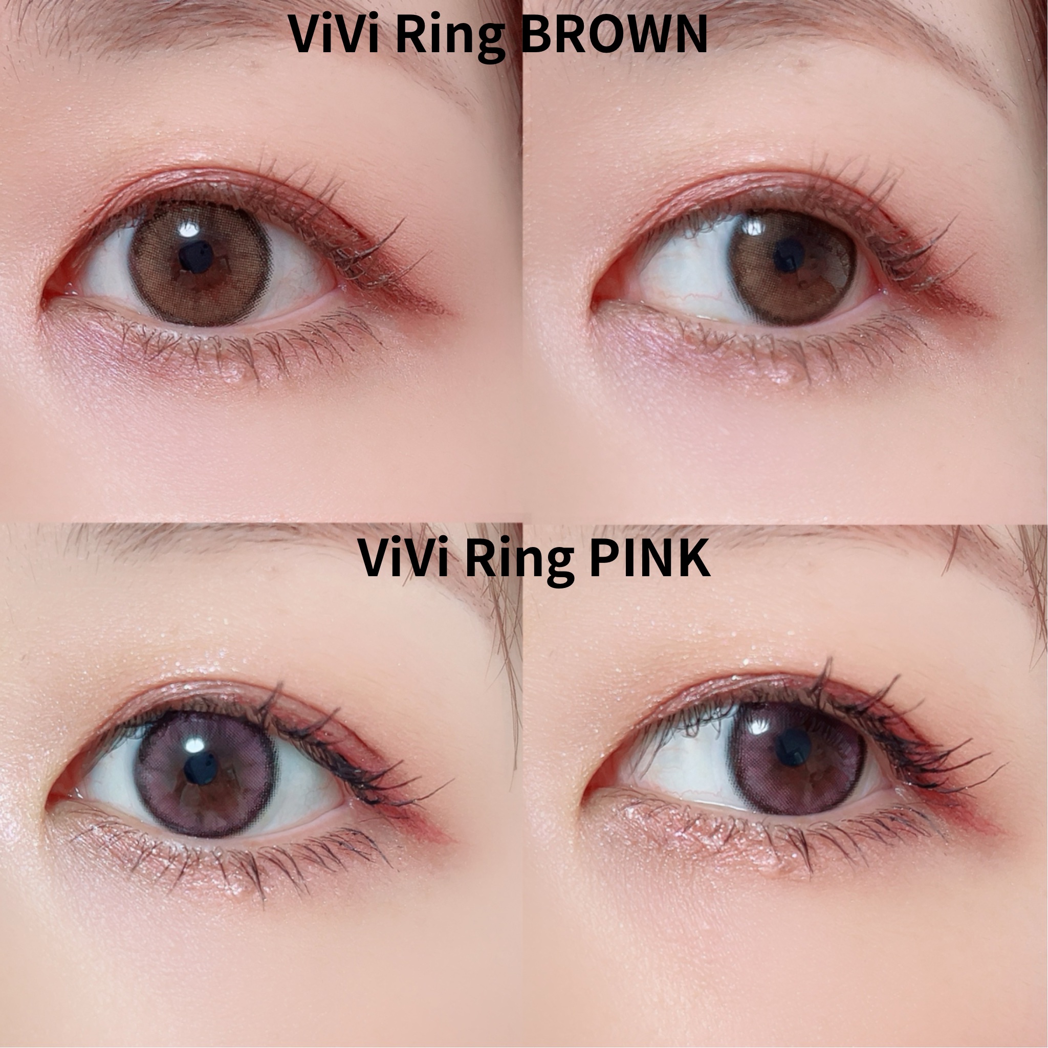 ViVi Ring 1day ブラウン/OLENS/ワンデー（１DAY）カラコンを使ったクチコミ（3枚目）