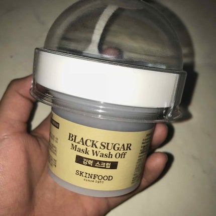 ブラックシュガーマスク ウォッシュオフ/SKINFOOD/洗い流すパック・マスクを使ったクチコミ(1枚目)