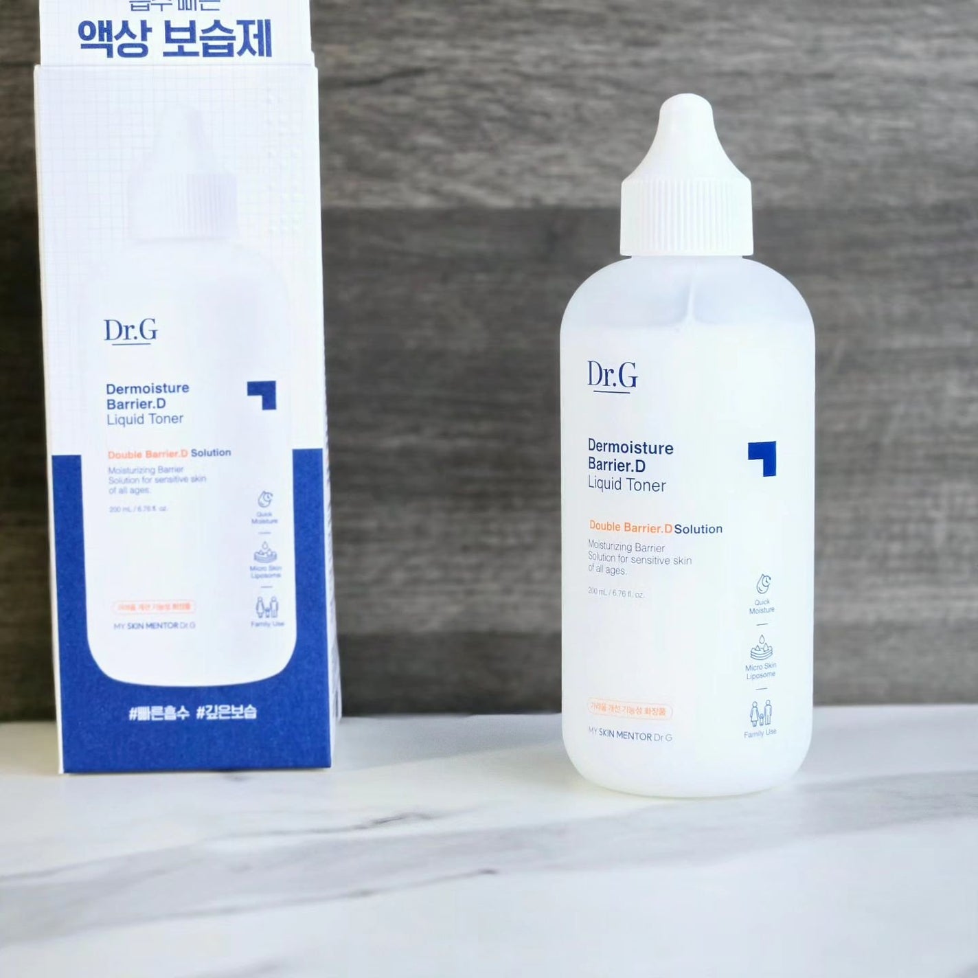 ザモイスチャーバリアDリキッドトナー/Dr.G/化粧水を使ったクチコミ(1枚目)