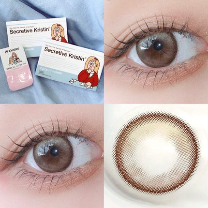 Secretive Kristen/Hapa kristin/カラーコンタクトレンズを使ったクチコミ(3枚目)