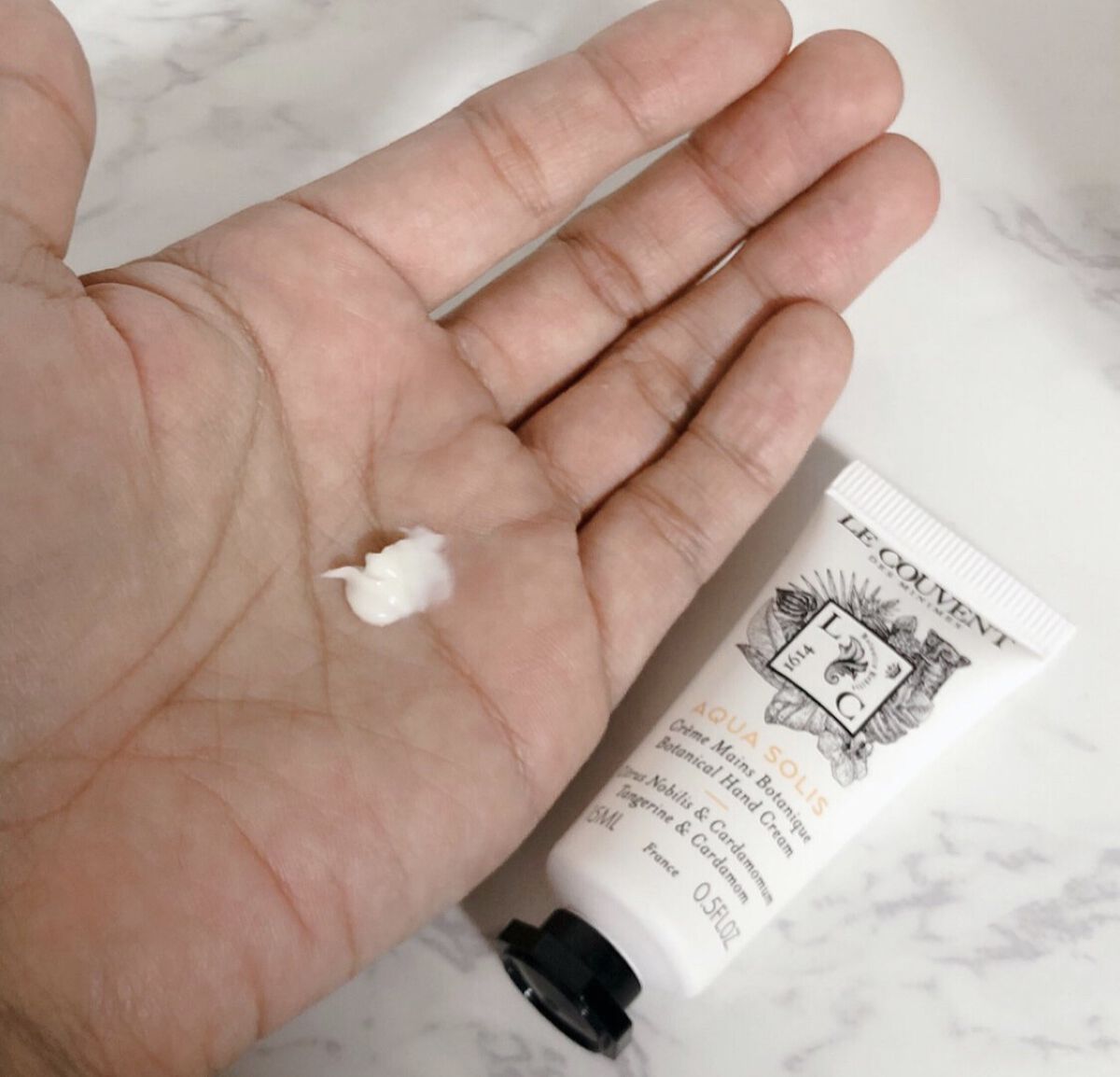 アクアソリス ハンドクリーム/ル クヴォン メゾン ド パルファム/ハンドクリームを使ったクチコミ（2枚目）