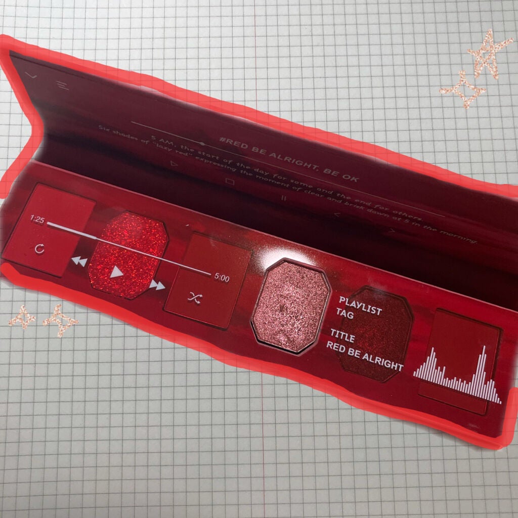 LAZY RED MOOD EYES/too cool for school/アイシャドウパレットを使ったクチコミ(1枚目)