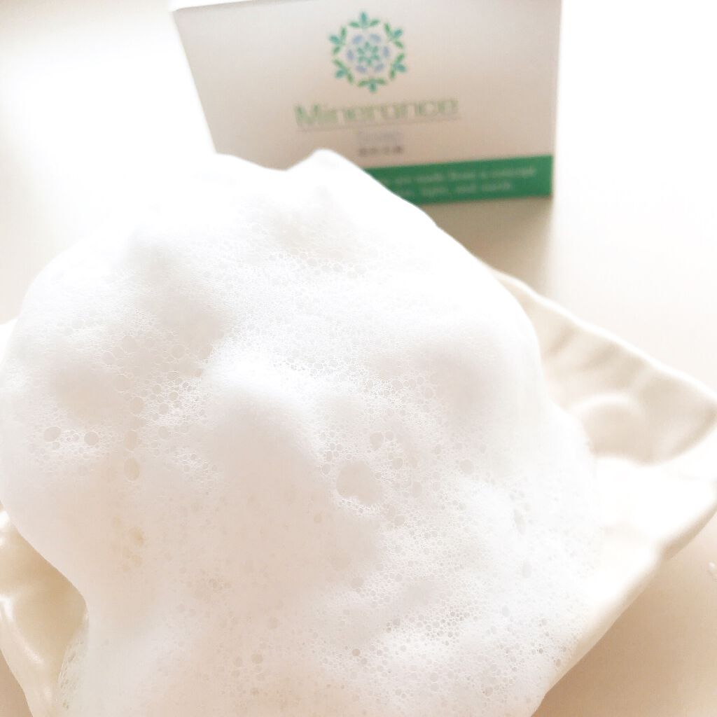 ミネランス 固形石鹸/minerance/洗顔石鹸を使ったクチコミ(2枚目)