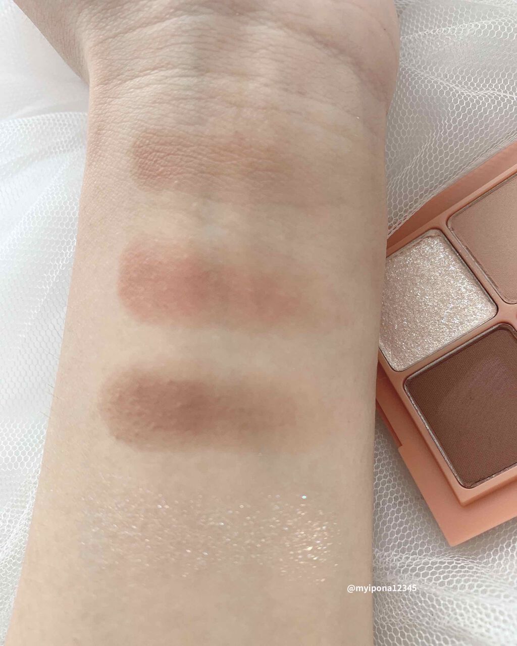 ベターザンアイズ/rom&nd/アイシャドウパレットを使ったクチコミ(6枚目)