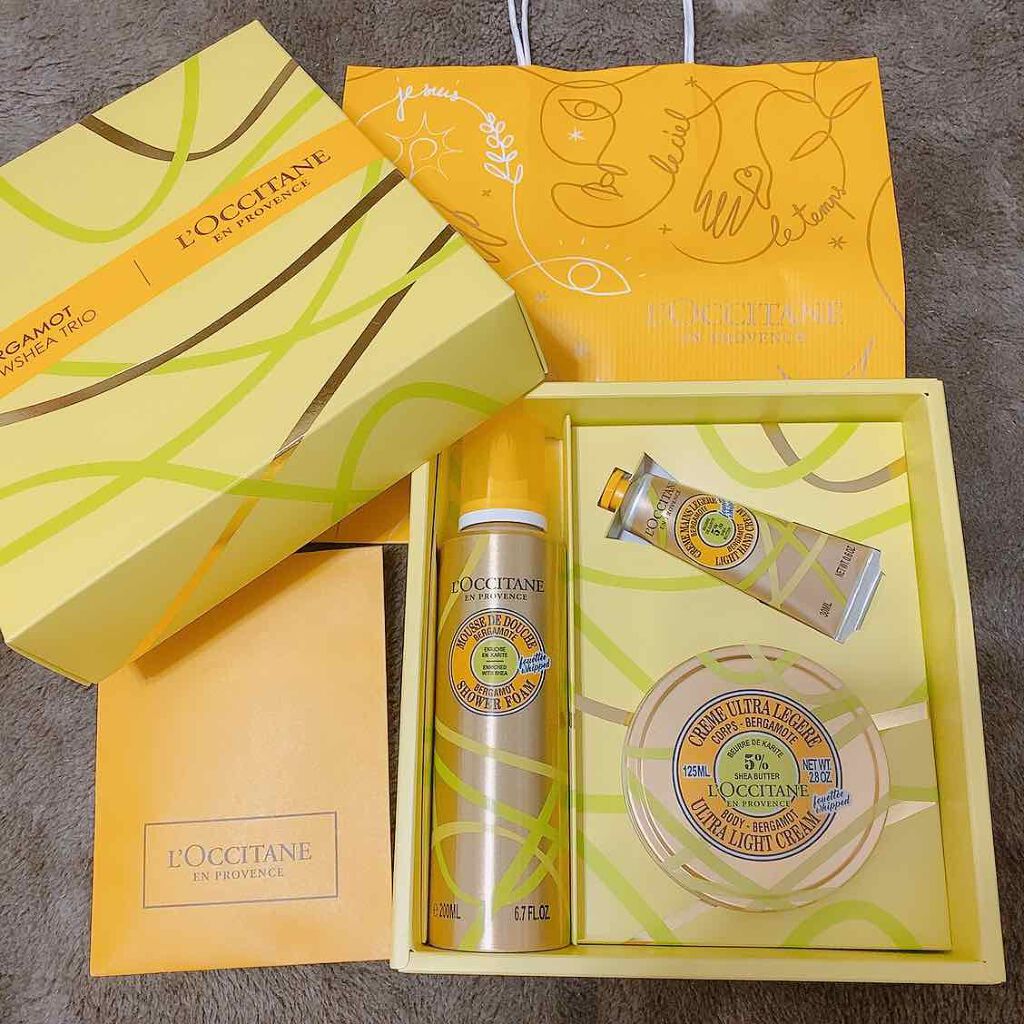 テ・アールグレイ シア シャワーホイップ/L'OCCITANE/ボディソープを使ったクチコミ（1枚目）