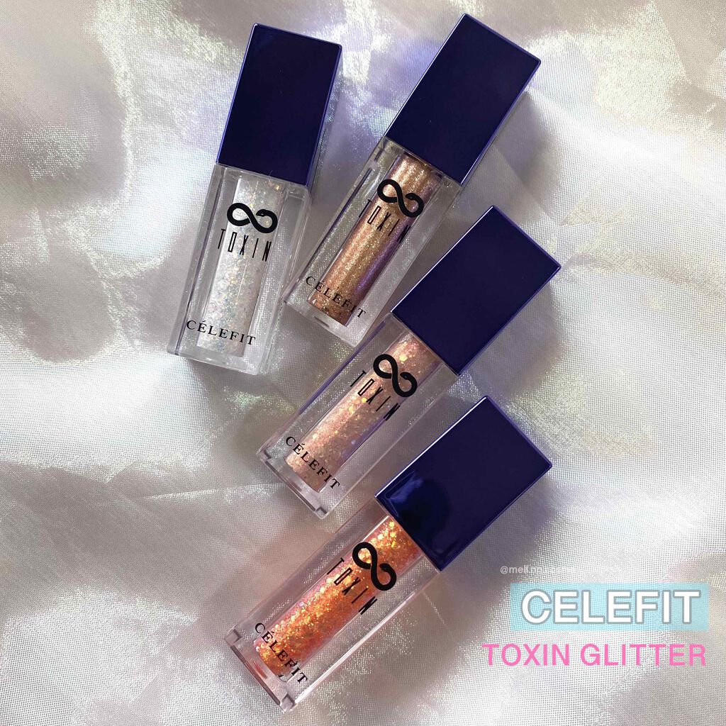 TOXIN GLITTER/CELEFIT/リキッドアイシャドウを使ったクチコミ(1枚目)