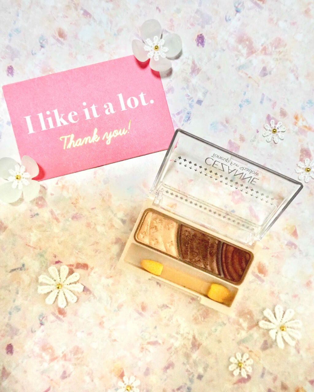 トーンアップアイシャドウ/CEZANNE/アイシャドウパレットを使ったクチコミ(1枚目)