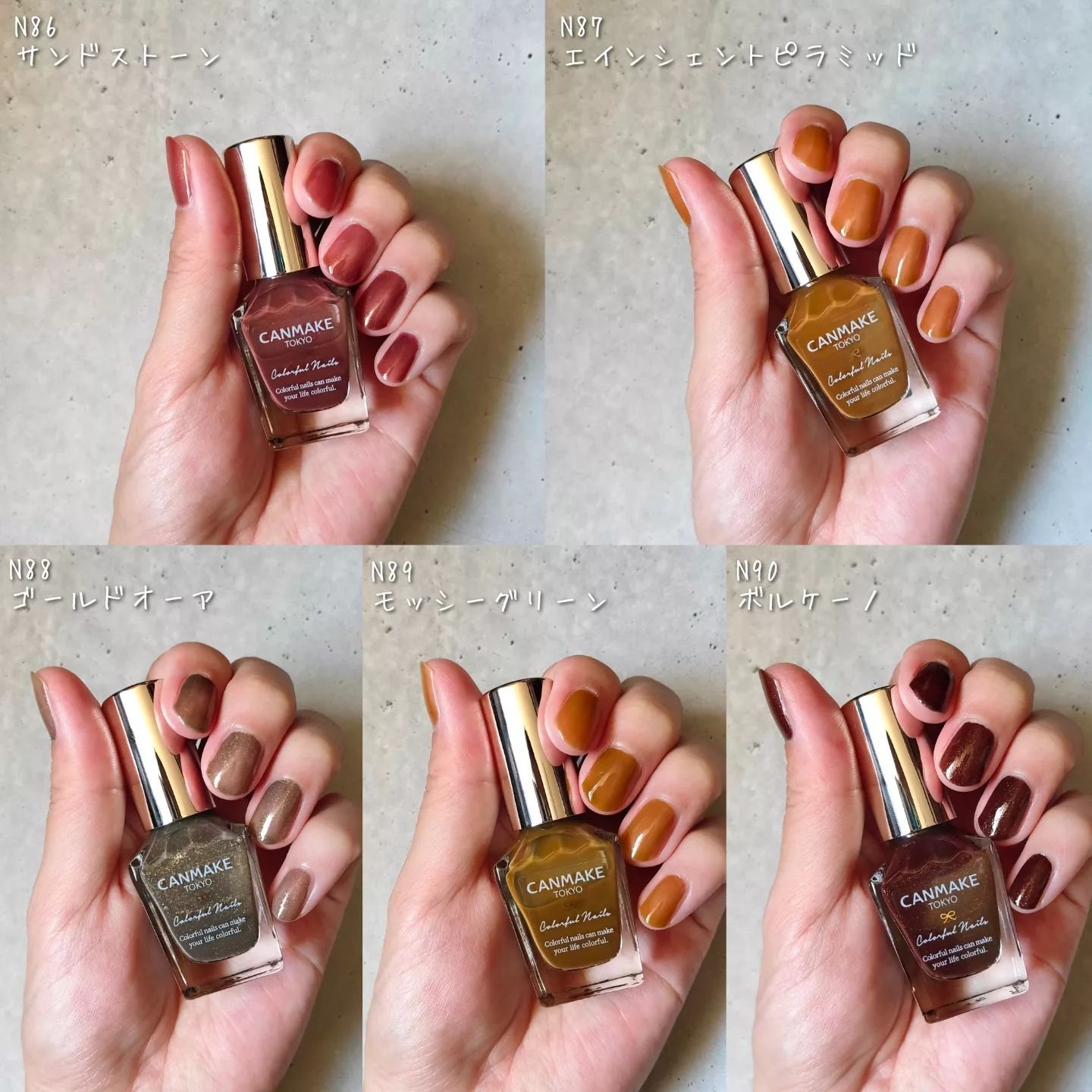 カラフルネイルズ/キャンメイク/マニキュアを使ったクチコミ（2枚目）