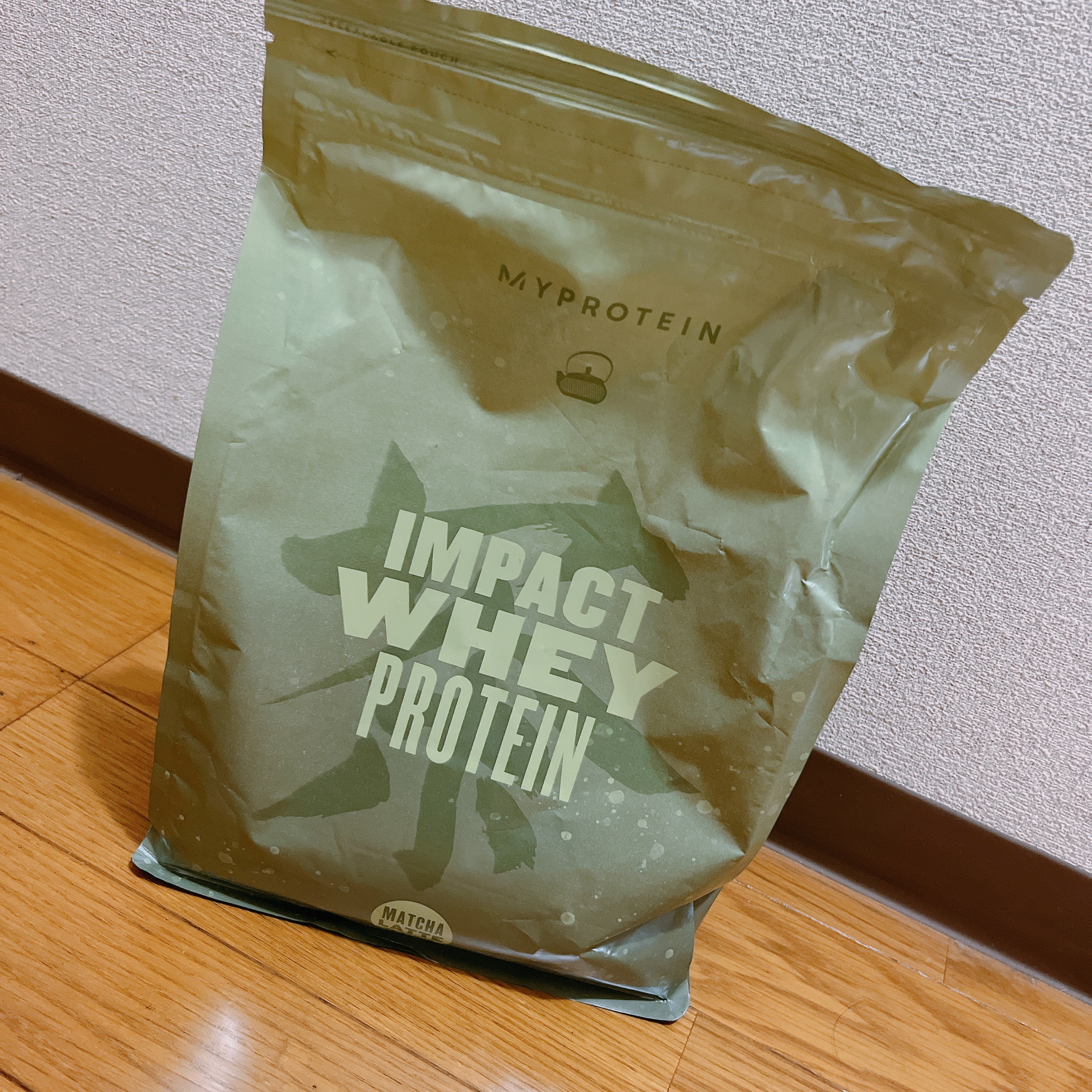 Impact ホエイ プロテイン 抹茶ラテ/MYPROTEIN/ホエイプロテインを使ったクチコミ（1枚目）