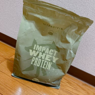 Impact ホエイ プロテイン 抹茶ラテ/MYPROTEIN/ドリンクを使ったクチコミ（1枚目）