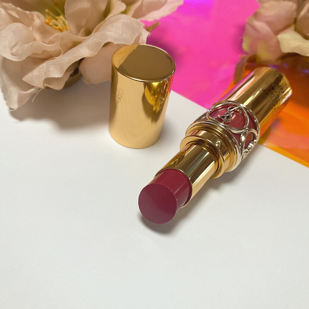 ルージュ ヴォリュプテ シャイン No.153 ロゼ ダンテル/YVES SAINT LAURENT BEAUTE/口紅を使ったクチコミ（2枚目）