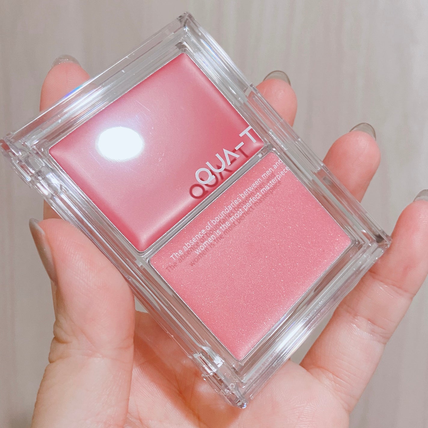 グロウメルティングパレット/QUA-T/ジェル・クリームチークを使ったクチコミ(2枚目)