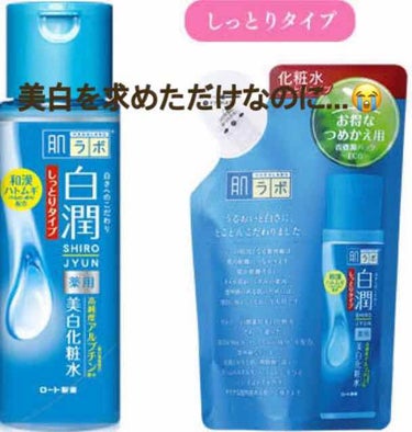 白潤 薬用美白化粧水(しっとりタイプ)/肌ラボ/化粧水を使ったクチコミ（1枚目）